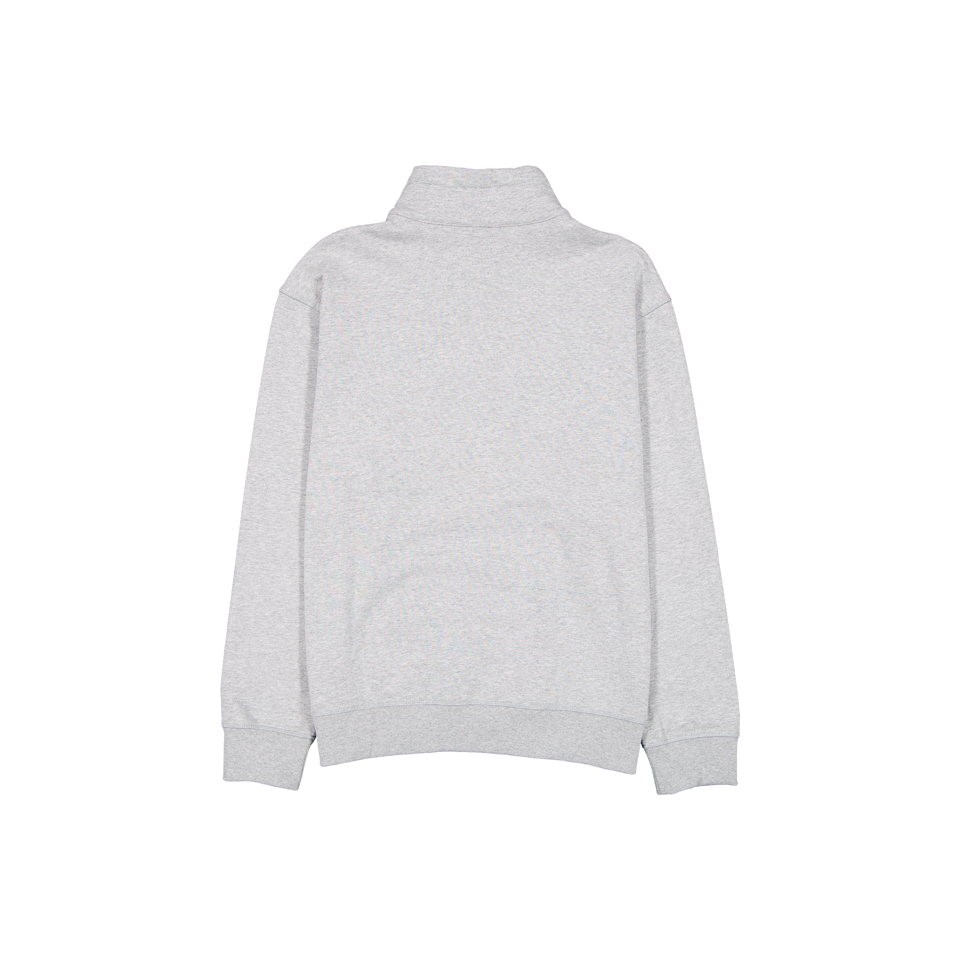 New Era Branded Heather Gray French Terry Quarter Zip