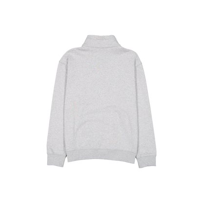 New Era Branded Heather Gray French Terry Quarter Zip