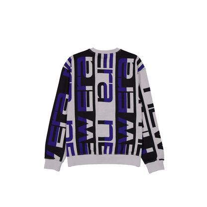 New Era Branded Dark Royal Double Knit Sweater