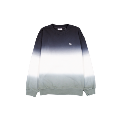 New Era Branded Balsam Green Dip Dye Crewneck