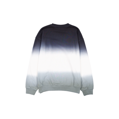 New Era Branded Balsam Green Dip Dye Crewneck