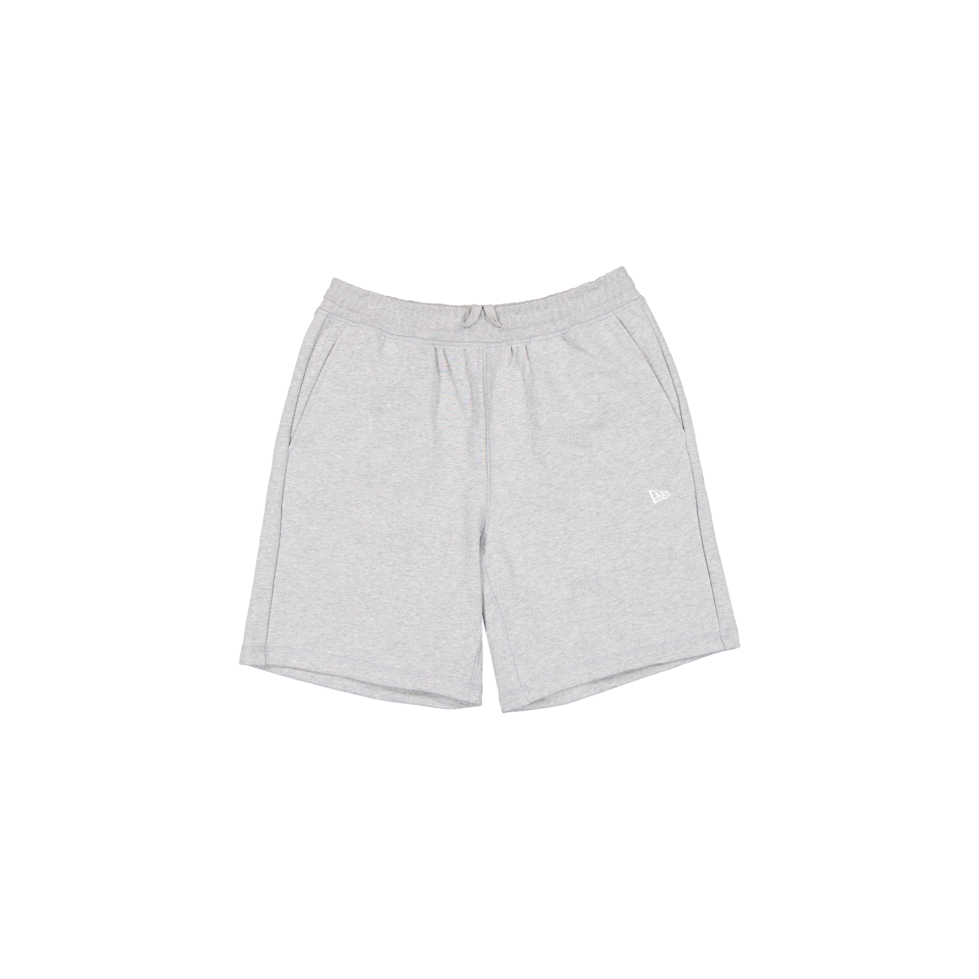 New Era Branded Heather Gray French Terry Shorts