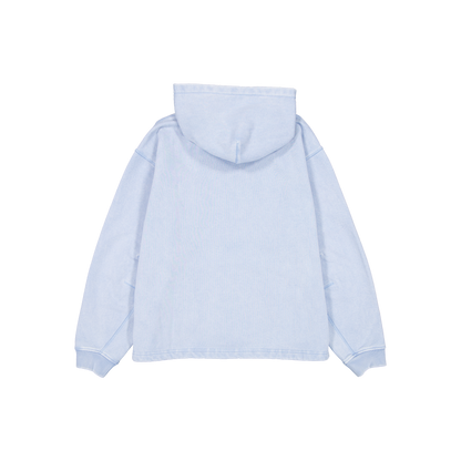 New Era Branded Alden Birdseye Blue Hoodie
