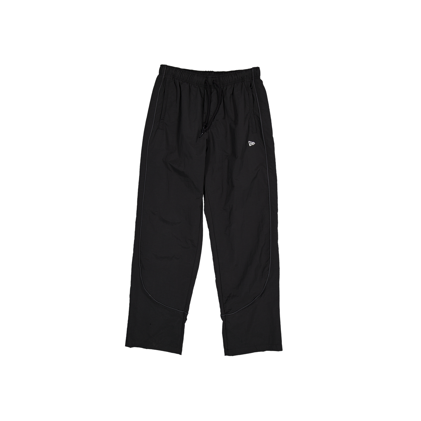 New Era Branded Black Nylon Tech Pants