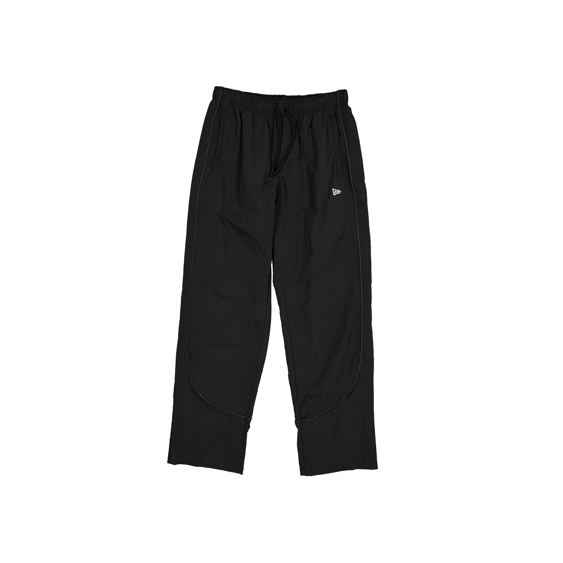 New Era Branded Black Nylon Tech Pants