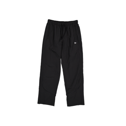 New Era Branded Black Nylon Tech Pants