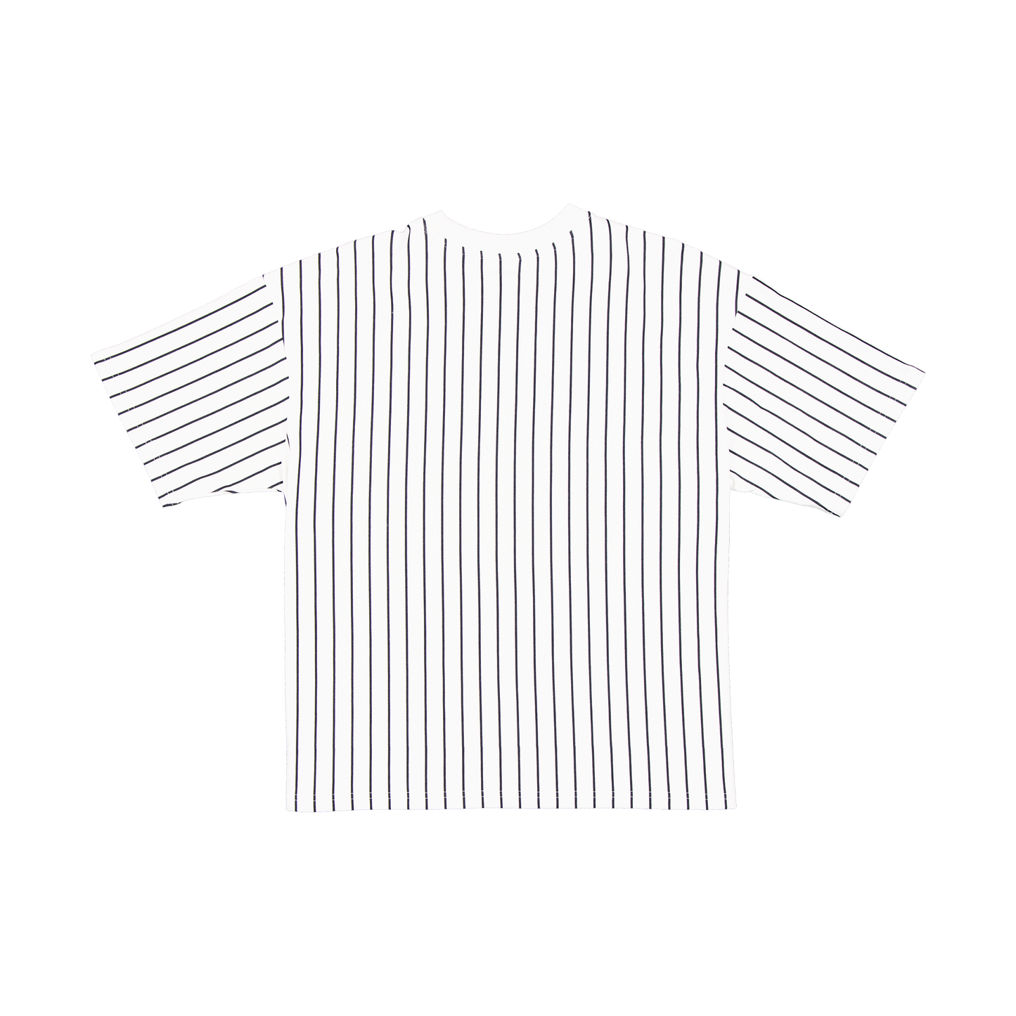 New Era Branded College White Pinstripe T-Shirt