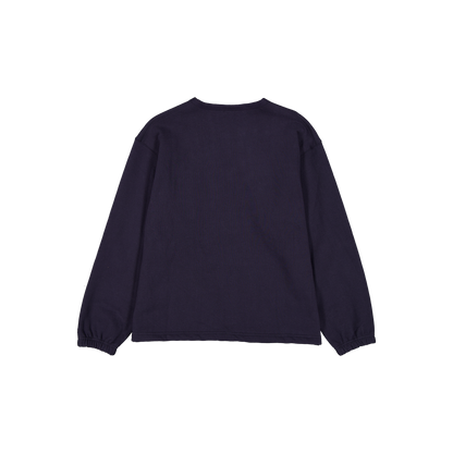 New Era Branded Navy Full-Zip Cardigan