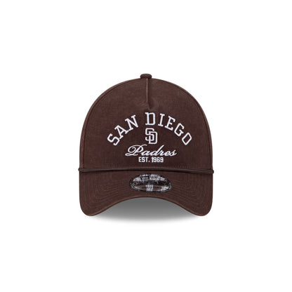 San Diego Padres Stacked Rope 9FORTY A-Frame Snapback Hat