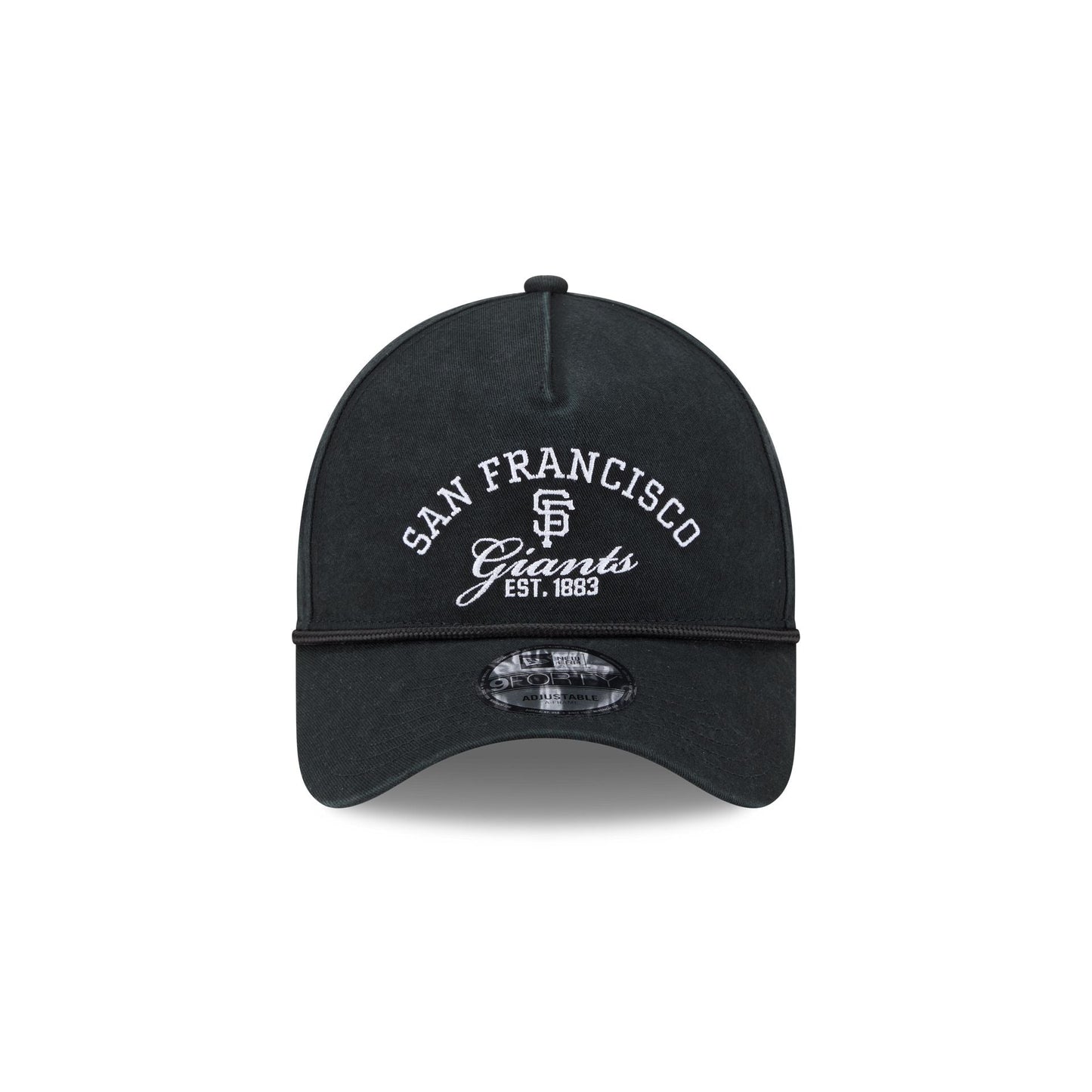 San Francisco Giants Stacked Rope 9FORTY A-Frame Snapback Hat