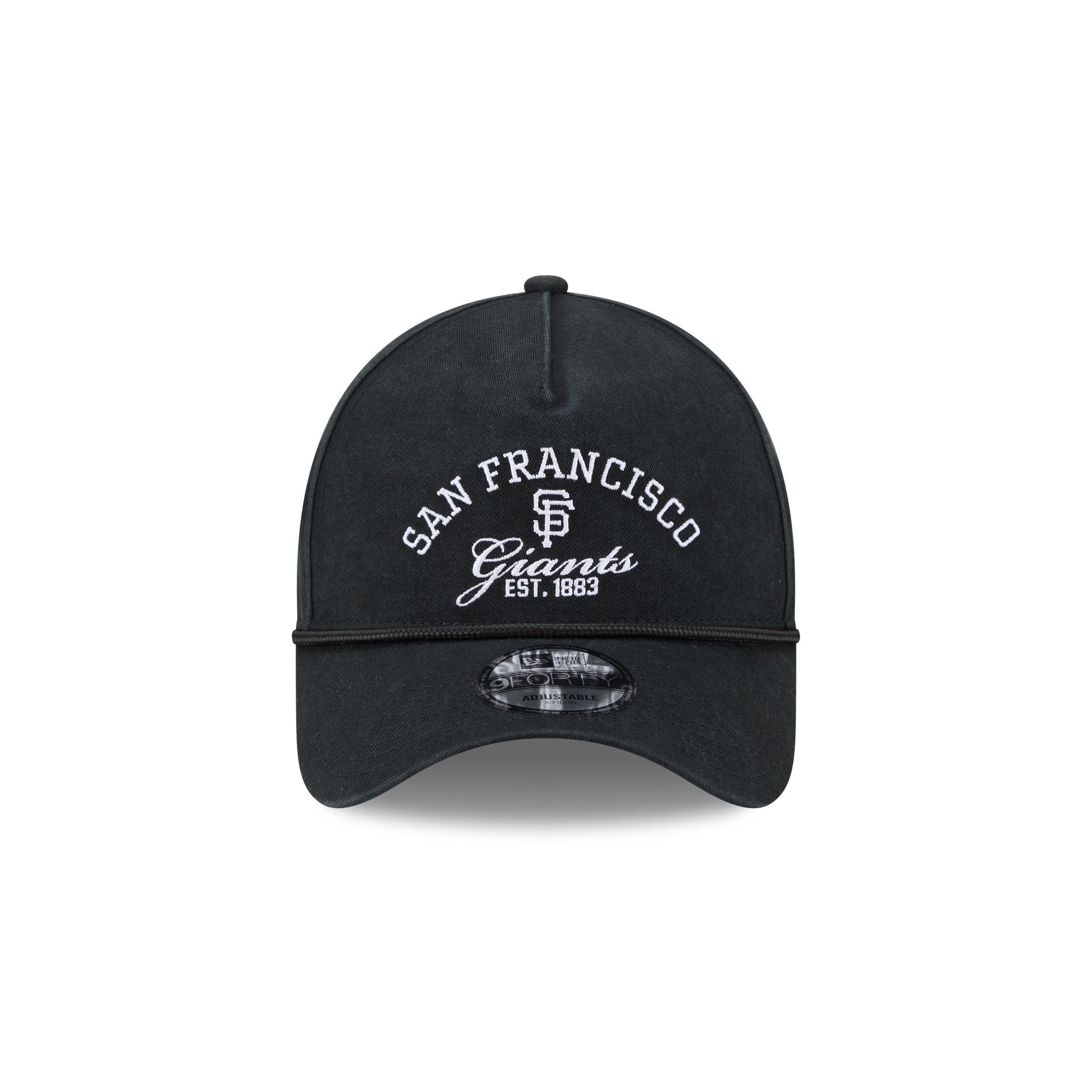 San Francisco Giants Stacked Rope 9FORTY A-Frame Snapback Hat