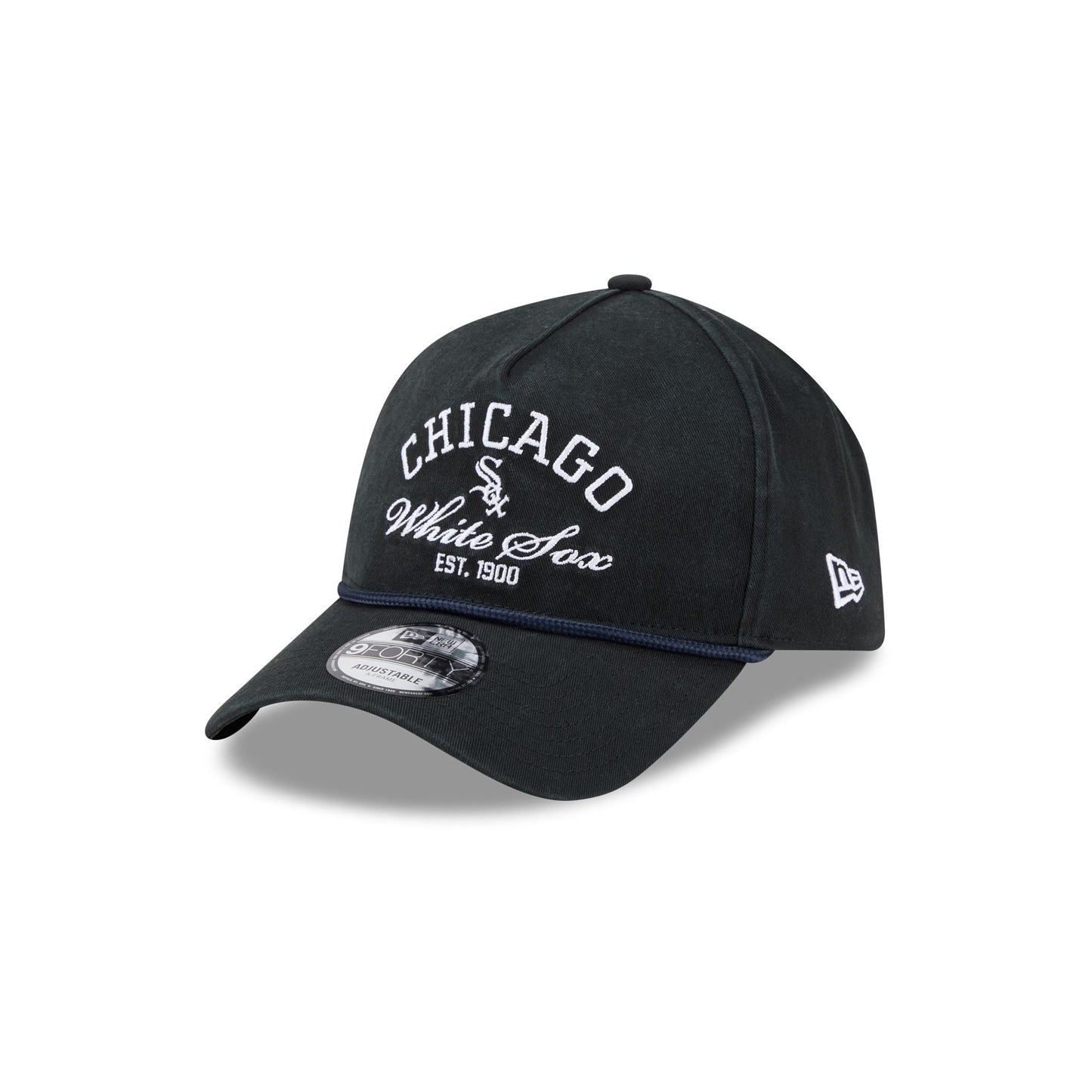 Chicago White Sox Stacked Rope 9FORTY A-Frame Snapback Hat