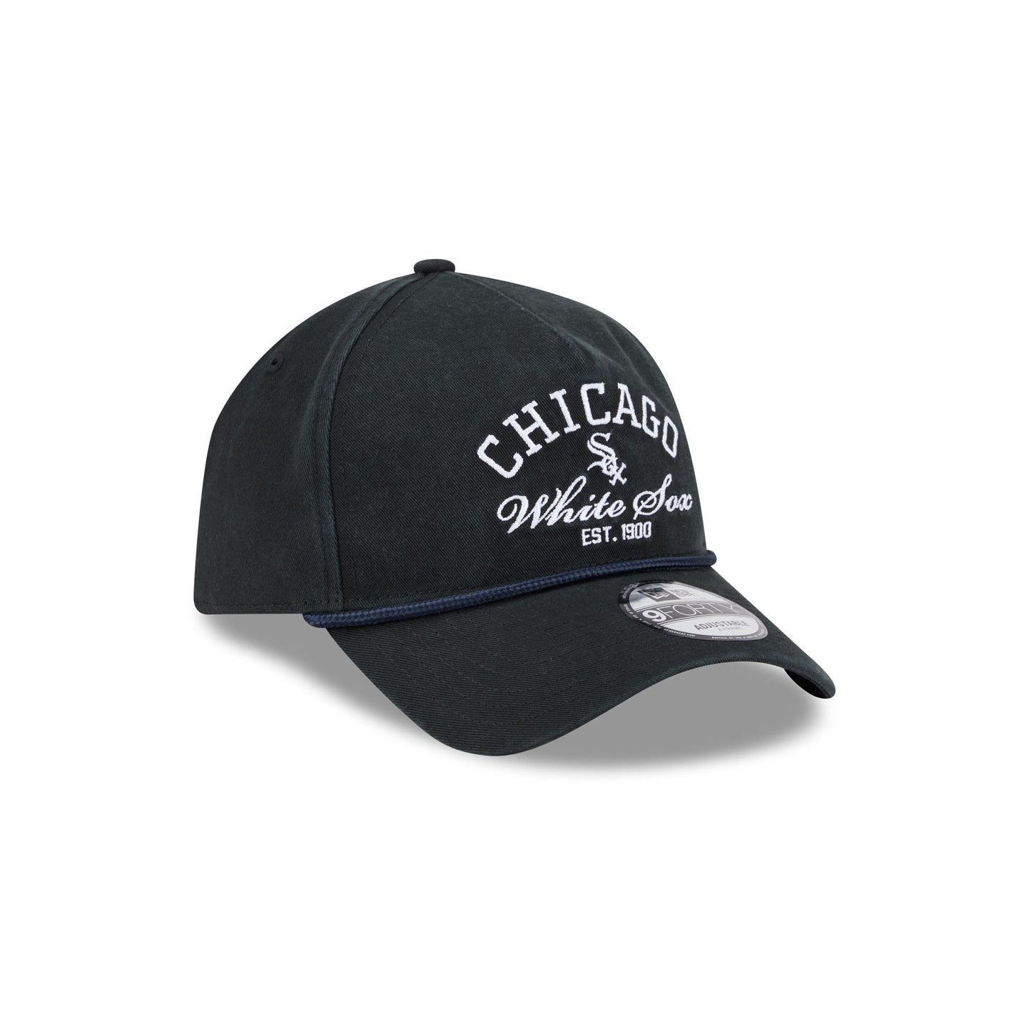 Chicago White Sox Stacked Rope 9FORTY A-Frame Snapback Hat