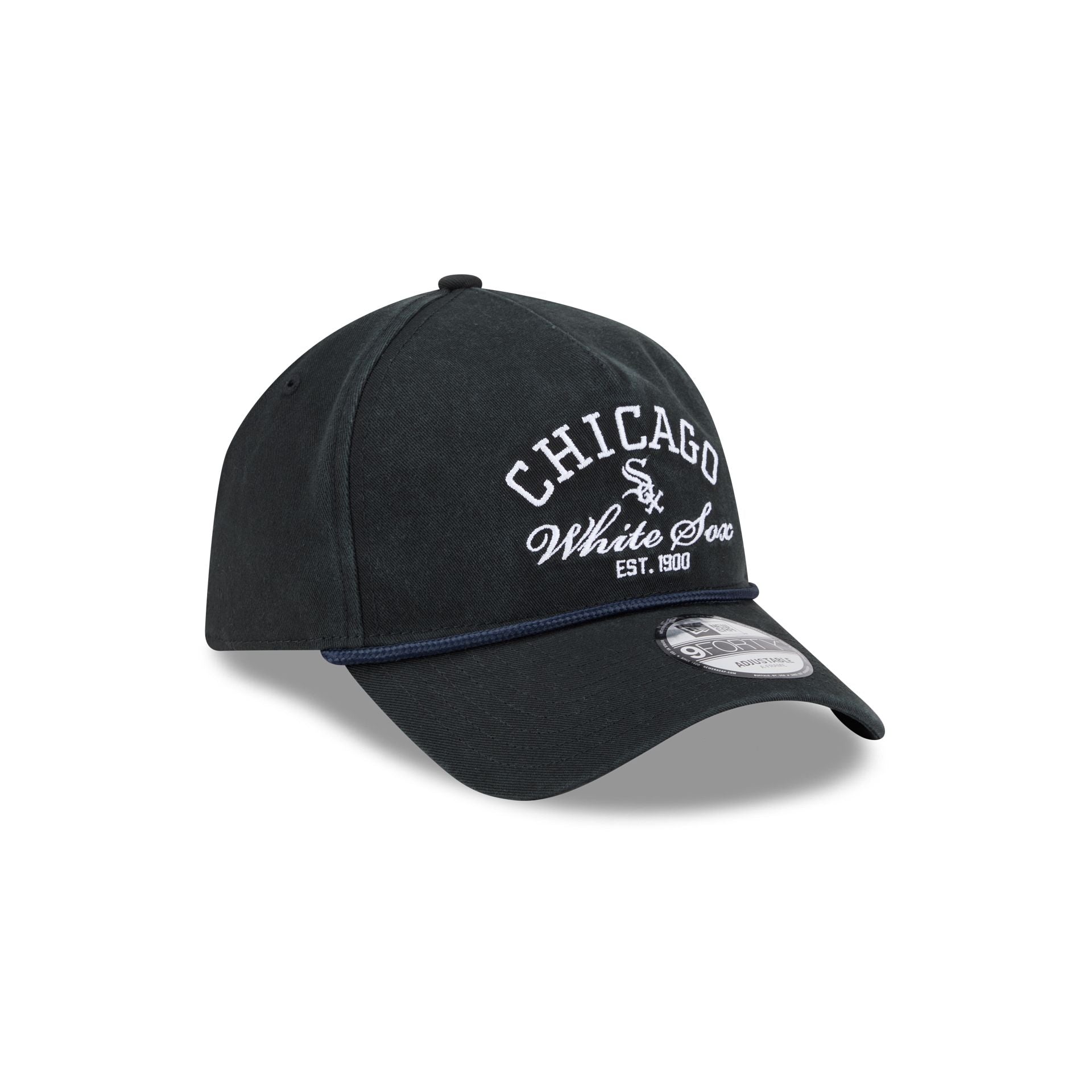 Chicago White Sox Stacked Rope 9FORTY A-Frame Snapback Hat
