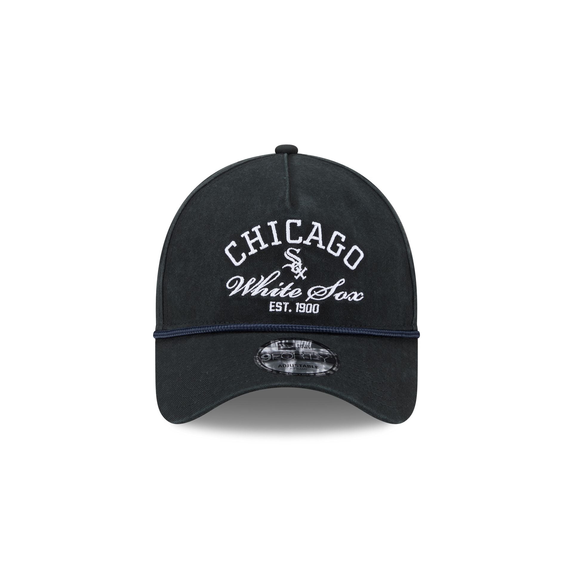 Chicago White Sox Stacked Rope 9FORTY A-Frame Snapback Hat
