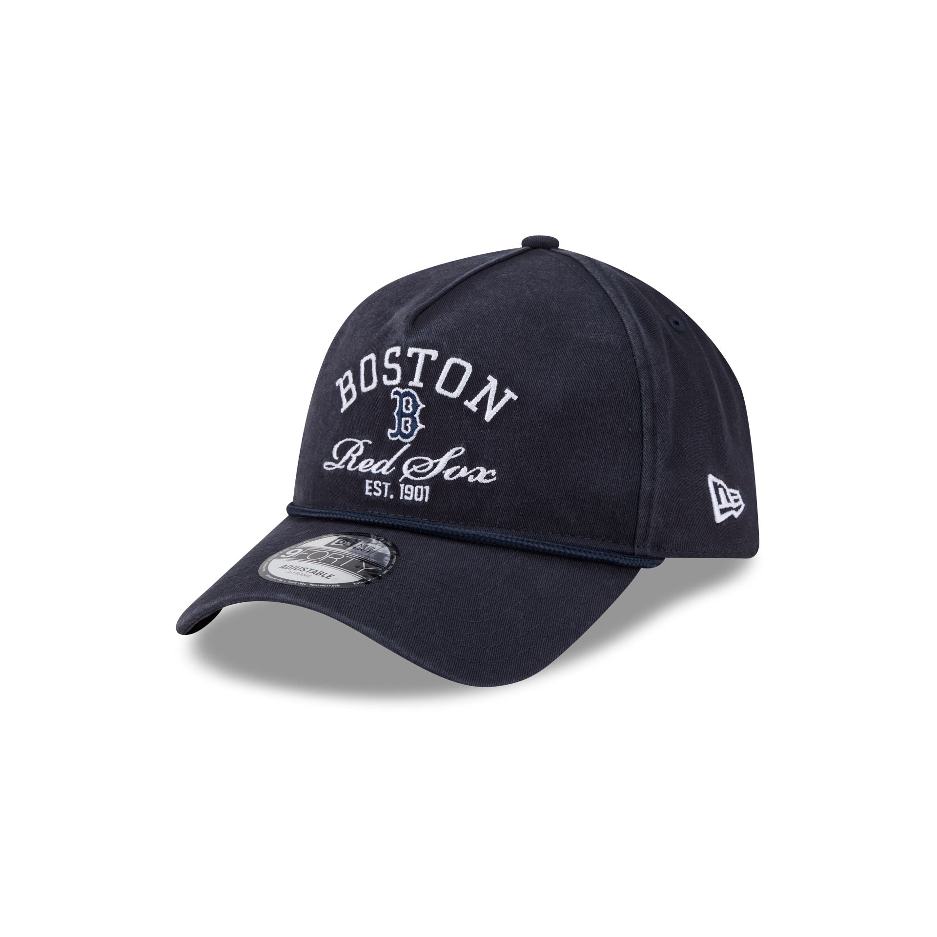 Boston Red Sox Stacked Rope 9FORTY A-Frame Snapback Hat