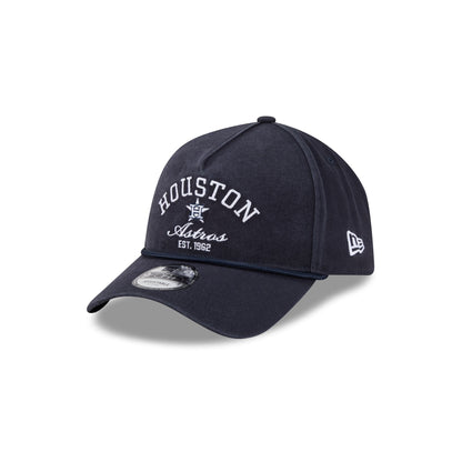 Houston Astros Stacked Rope 9FORTY A-Frame Snapback Hat