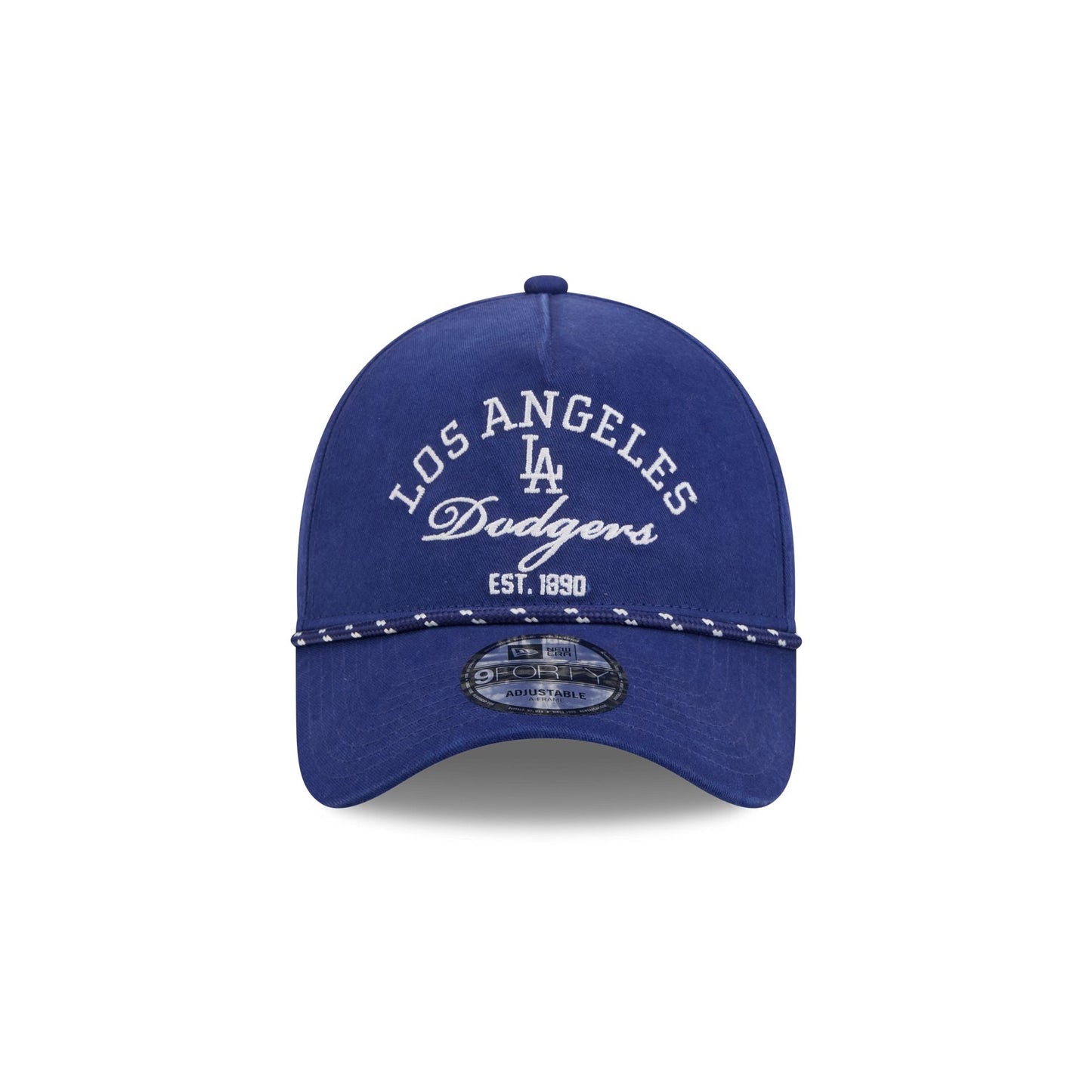 Los Angeles Dodgers Stacked Rope 9FORTY A-Frame Snapback Hat