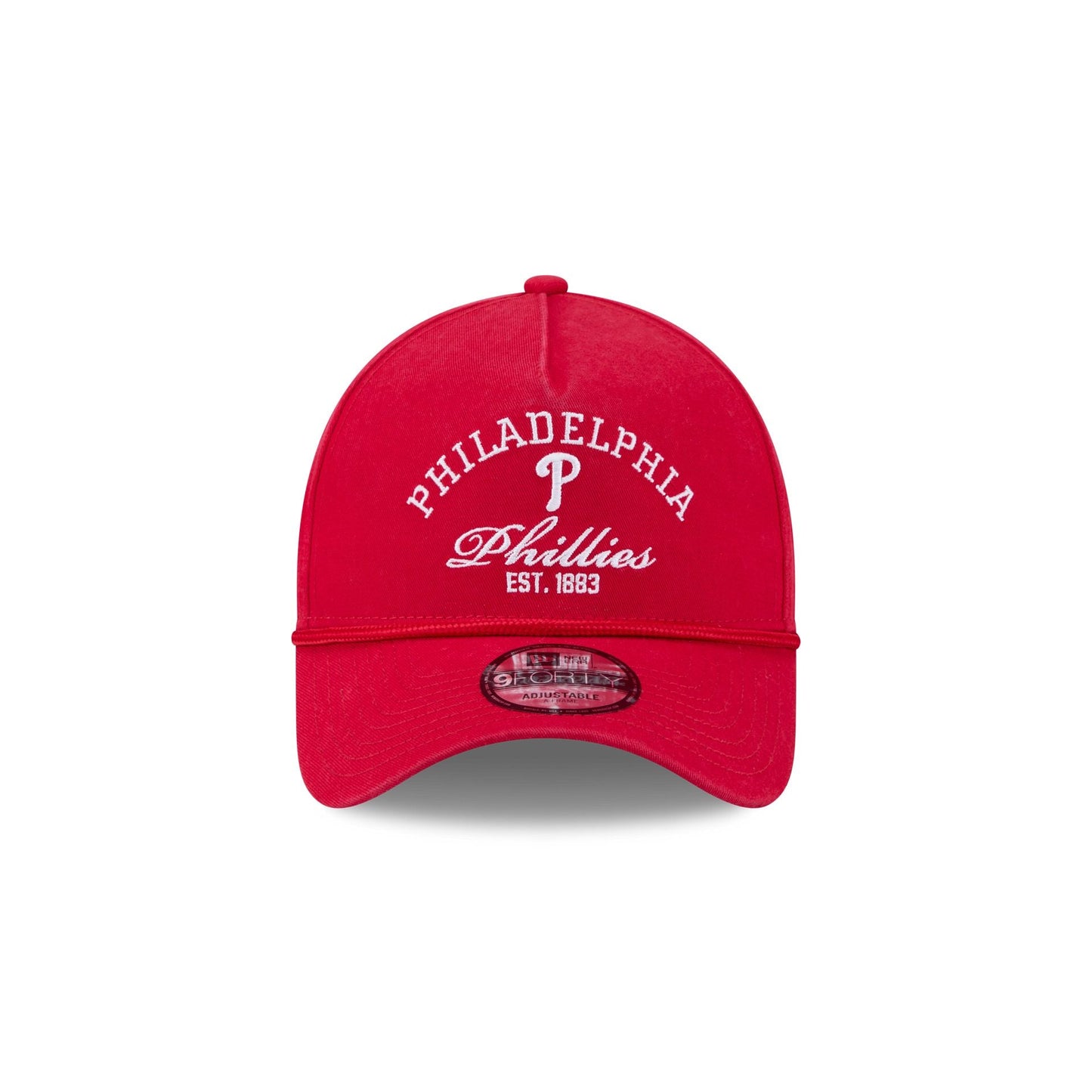 Philadelphia Phillies Stacked Rope 9FORTY A-Frame Snapback Hat