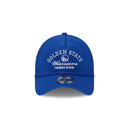Golden State Warriors Stacked Rope 9FORTY A-Frame Snapback Hat