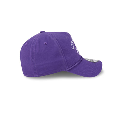 Los Angeles Lakers Stacked Rope 9FORTY A-Frame Snapback Hat
