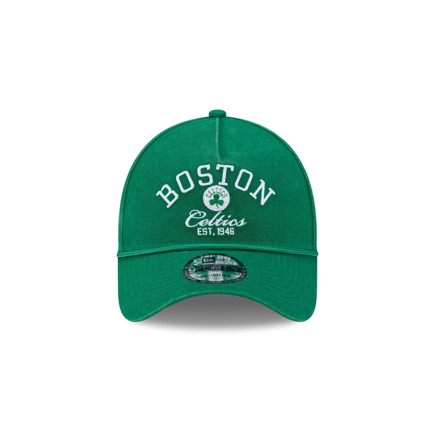 Boston Celtics Stacked Rope 9FORTY A-Frame Snapback Hat