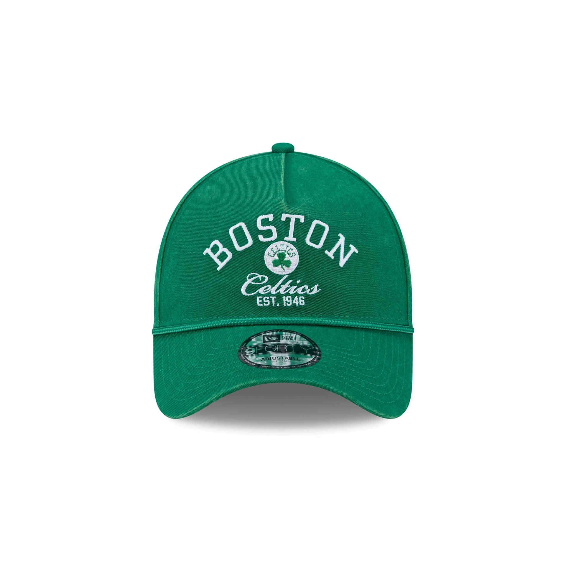 Boston Celtics Stacked Rope 9FORTY A-Frame Snapback Hat
