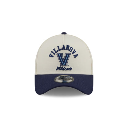 Villanova Wildcats Chrome White Arched 9FORTY A-Frame Snapback Hat