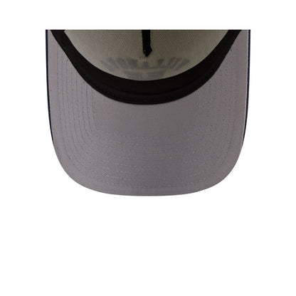 Villanova Wildcats Chrome White Arched 9FORTY A-Frame Snapback Hat