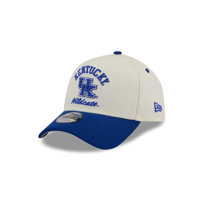 Kentucky Wildcats Chrome White Arched 9FORTY A-Frame Snapback Hat