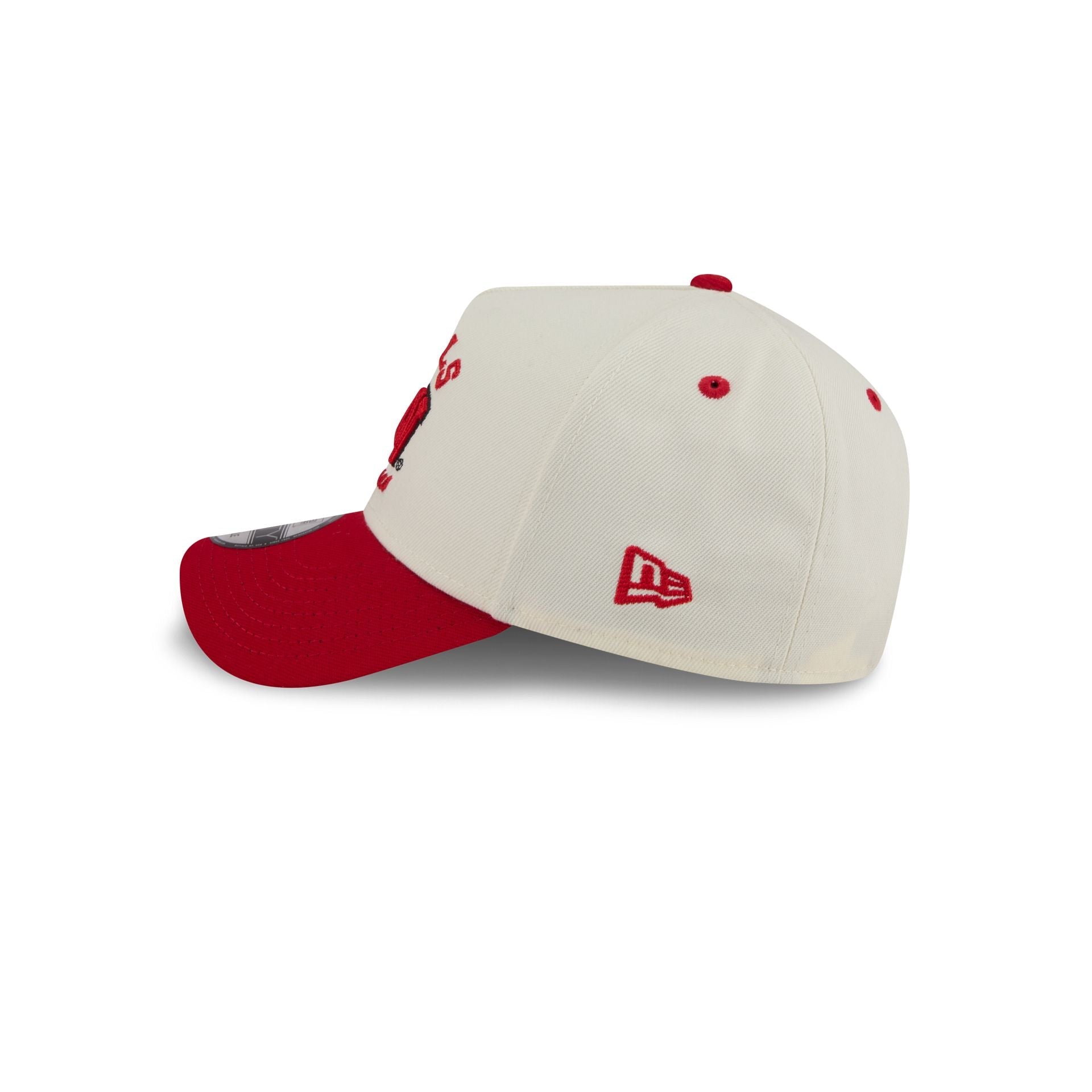 UNLV Runnin' Rebels Chrome White Arched 9FORTY A-Frame Snapback Hat