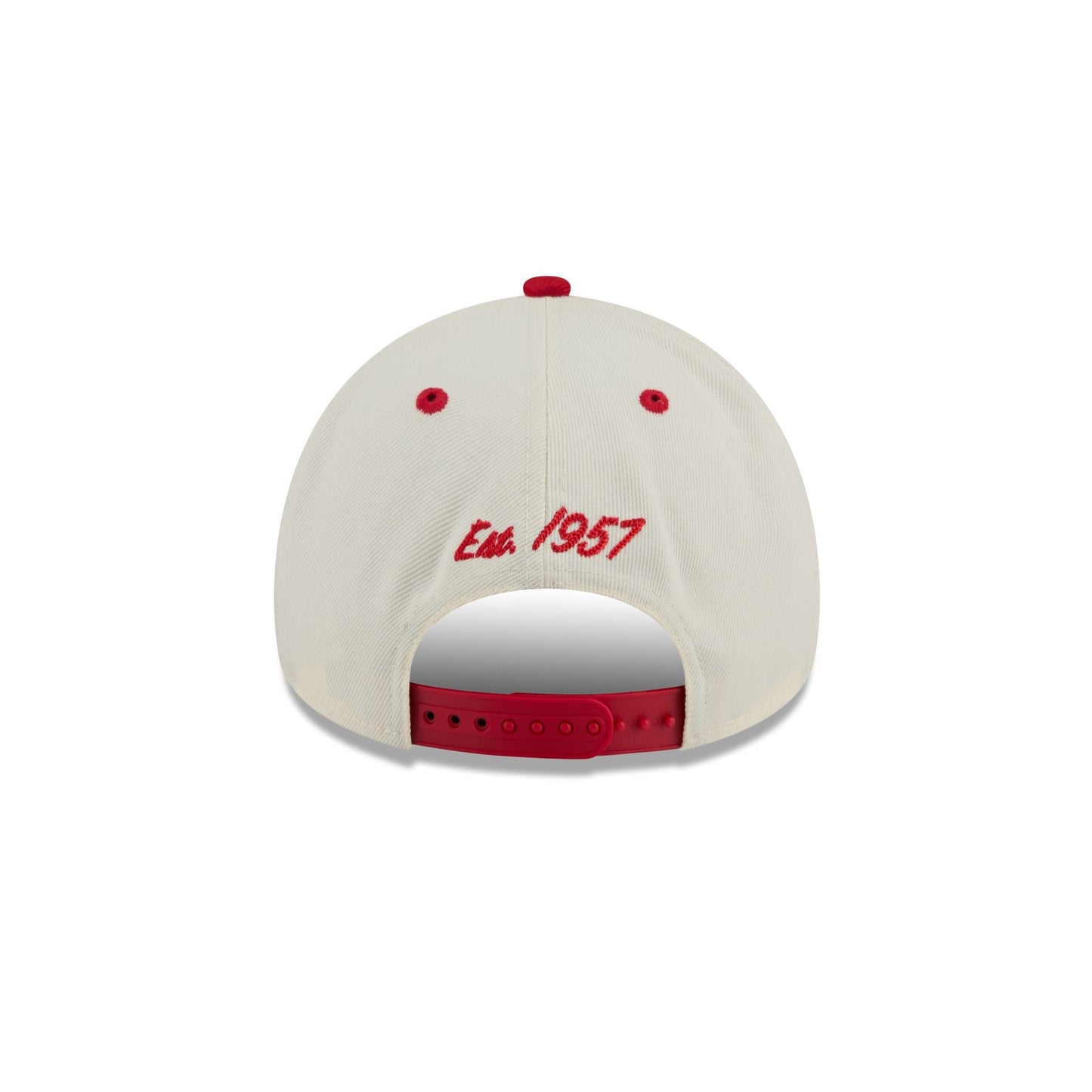 UNLV Runnin' Rebels Chrome White Arched 9FORTY A-Frame Snapback Hat