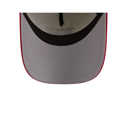 UNLV Runnin' Rebels Chrome White Arched 9FORTY A-Frame Snapback Hat