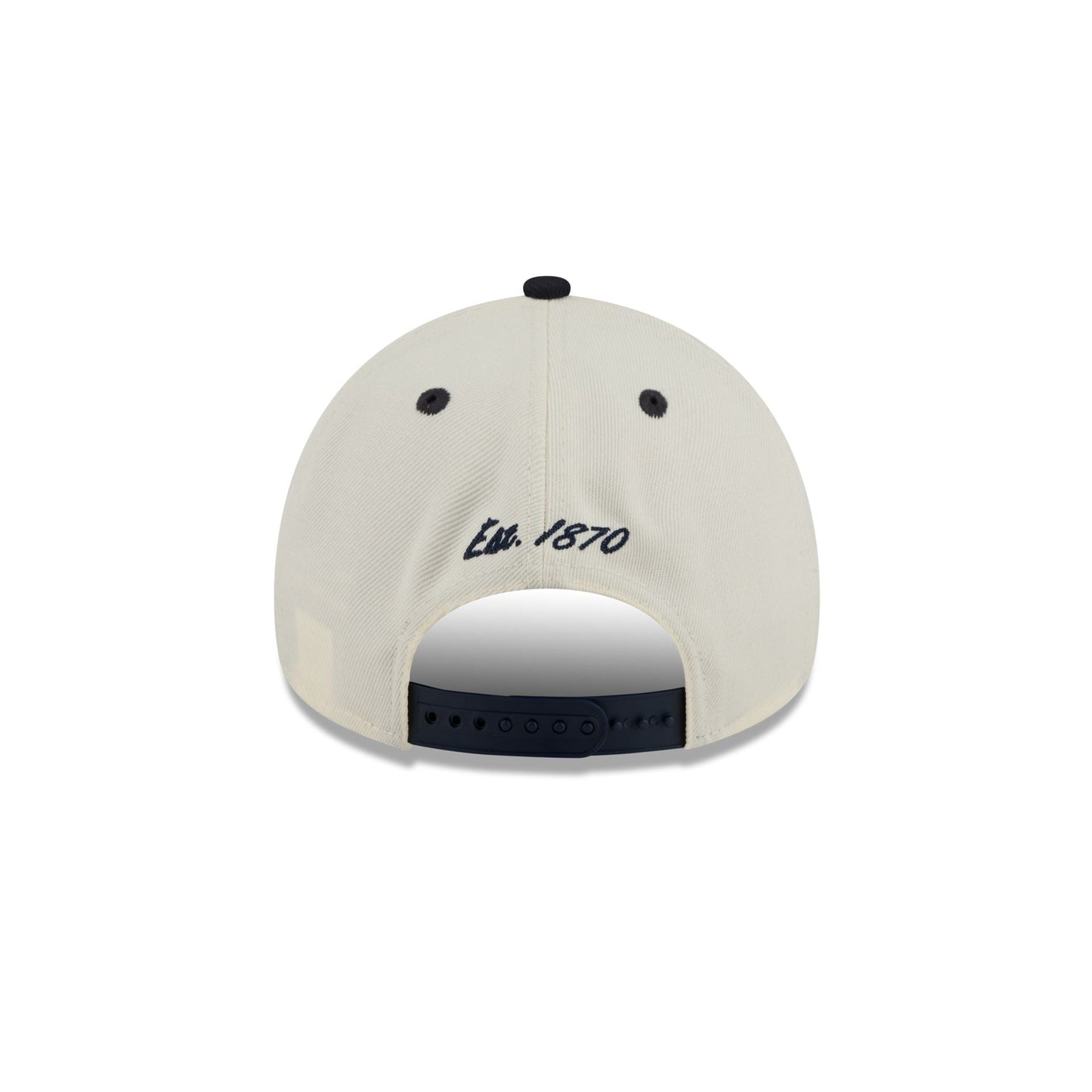 Syracuse Orange Chrome White Arched 9FORTY A-Frame Snapback Hat