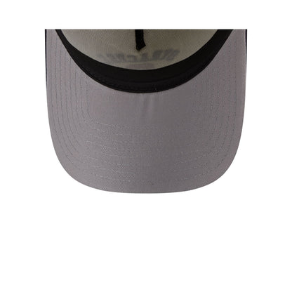 Syracuse Orange Chrome White Arched 9FORTY A-Frame Snapback Hat