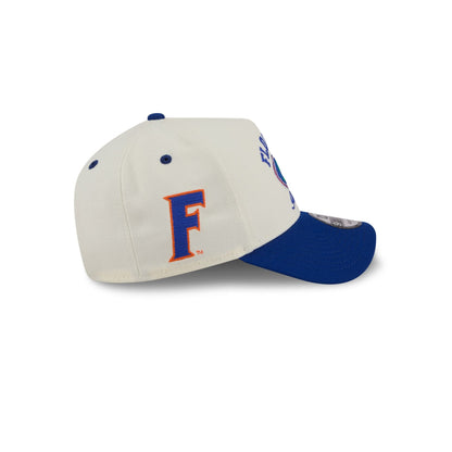 Florida Gators Chrome White Arched 9FORTY A-Frame Snapback Hat