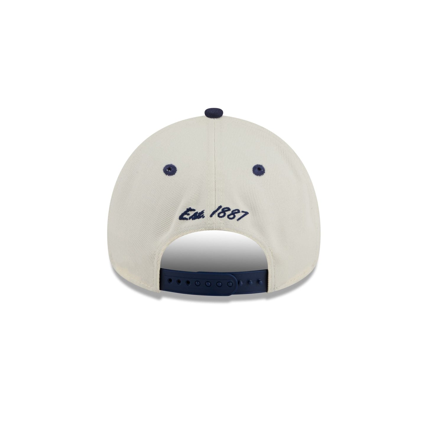 Gonzaga Bulldogs Chrome White Arched 9FORTY A-Frame Snapback Hat