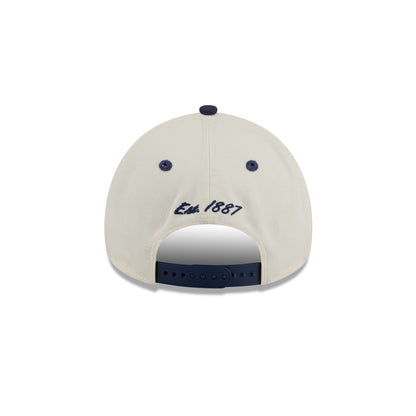 Gonzaga Bulldogs Chrome White Arched 9FORTY A-Frame Snapback Hat