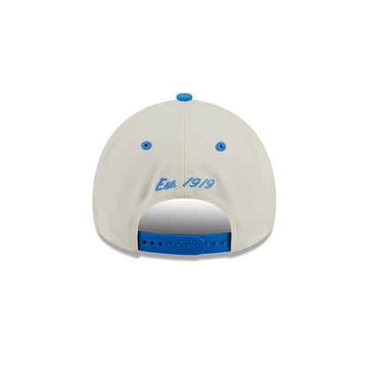 UCLA Bruins Chrome White Arched 9FORTY A-Frame Snapback Hat