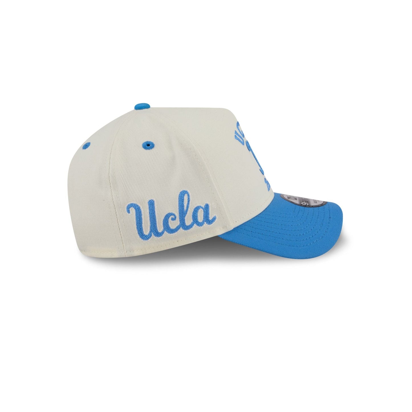 UCLA Bruins Chrome White Arched 9FORTY A-Frame Snapback Hat