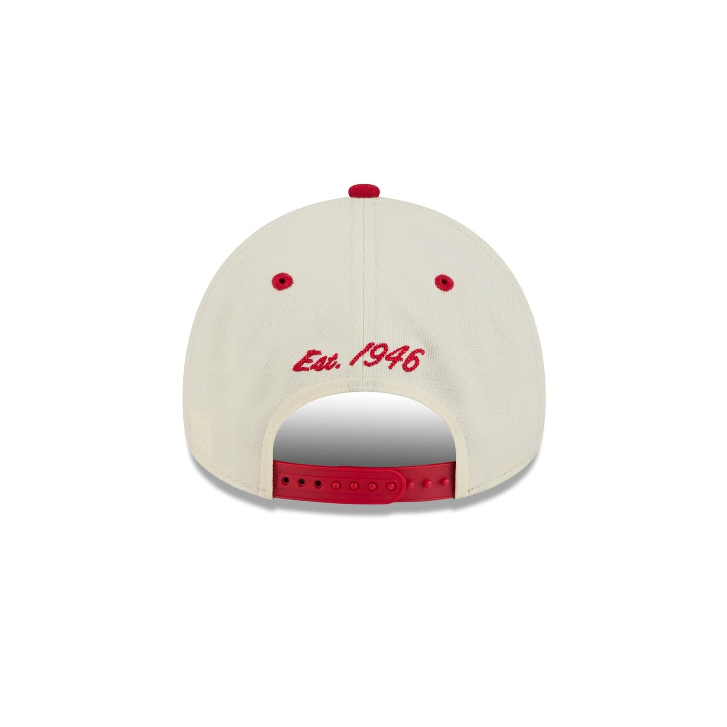 San Francisco 49ers Chrome White Arched 9FORTY A-Frame Snapback Hat