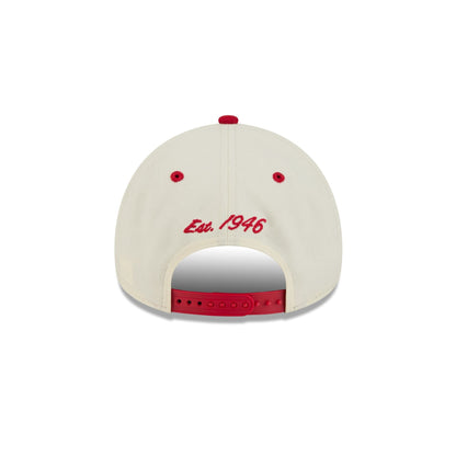 San Francisco 49ers Chrome White Arched 9FORTY A-Frame Snapback Hat