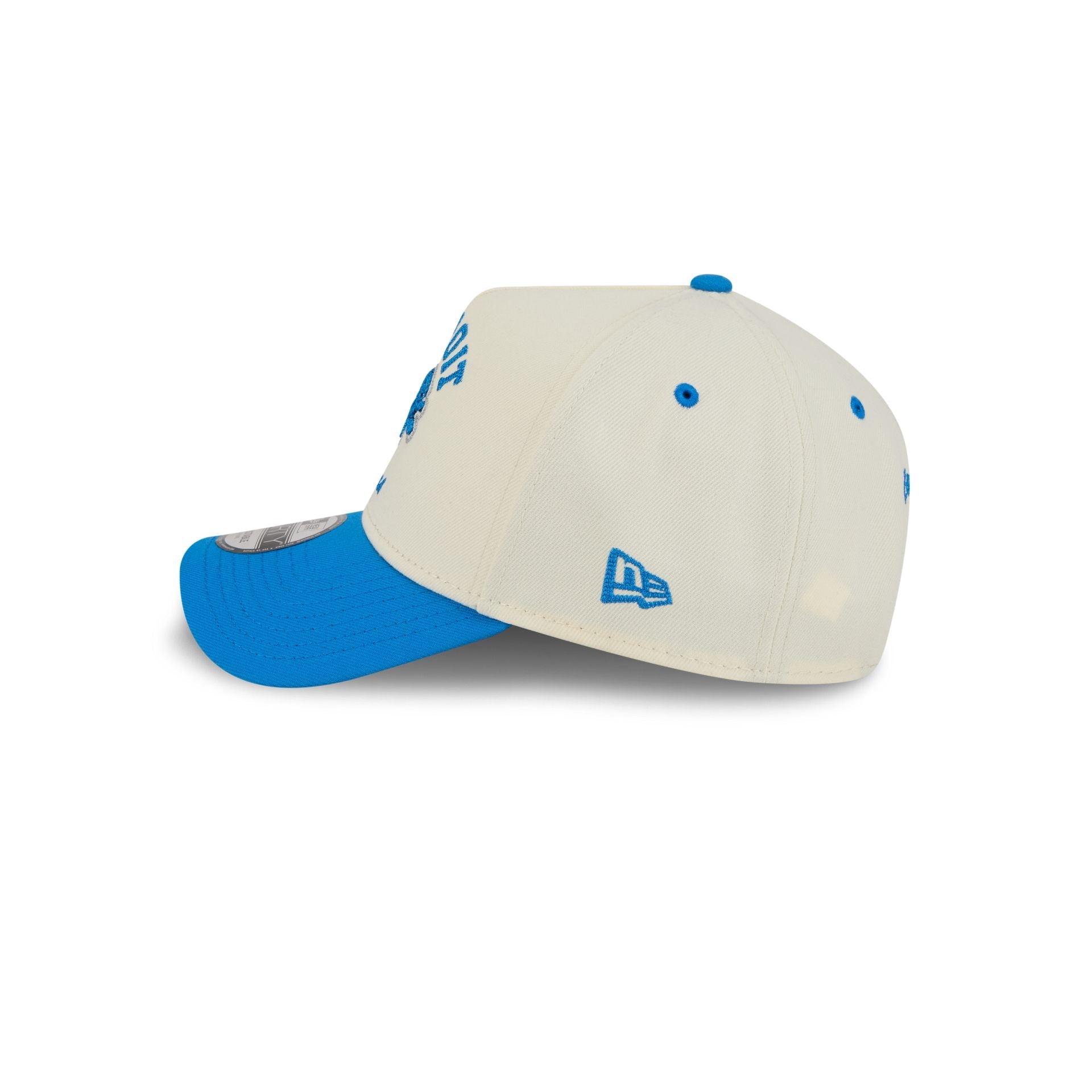 Detroit Lions Chrome White Arched 9FORTY A-Frame Snapback Hat