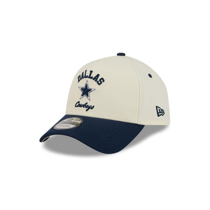 Dallas Cowboys Chrome White Arched 9FORTY A-Frame Snapback Hat