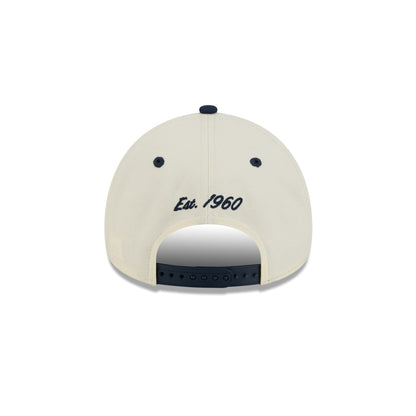 Dallas Cowboys Chrome White Arched 9FORTY A-Frame Snapback Hat