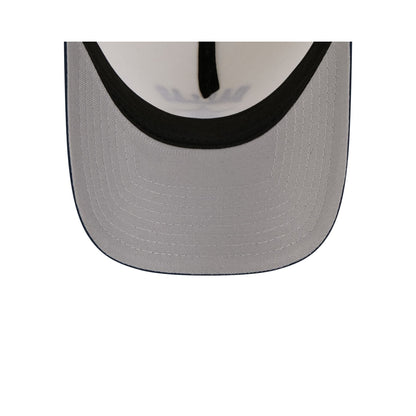Dallas Cowboys Chrome White Arched 9FORTY A-Frame Snapback Hat