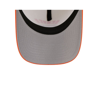 Denver Broncos Chrome White Arched 9FORTY A-Frame Snapback Hat