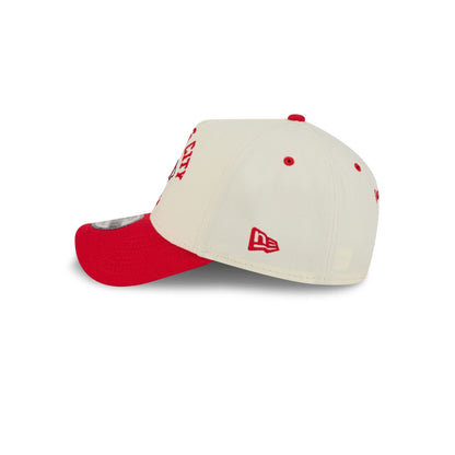 Kansas City Chiefs Chrome White Arched 9FORTY A-Frame Snapback Hat