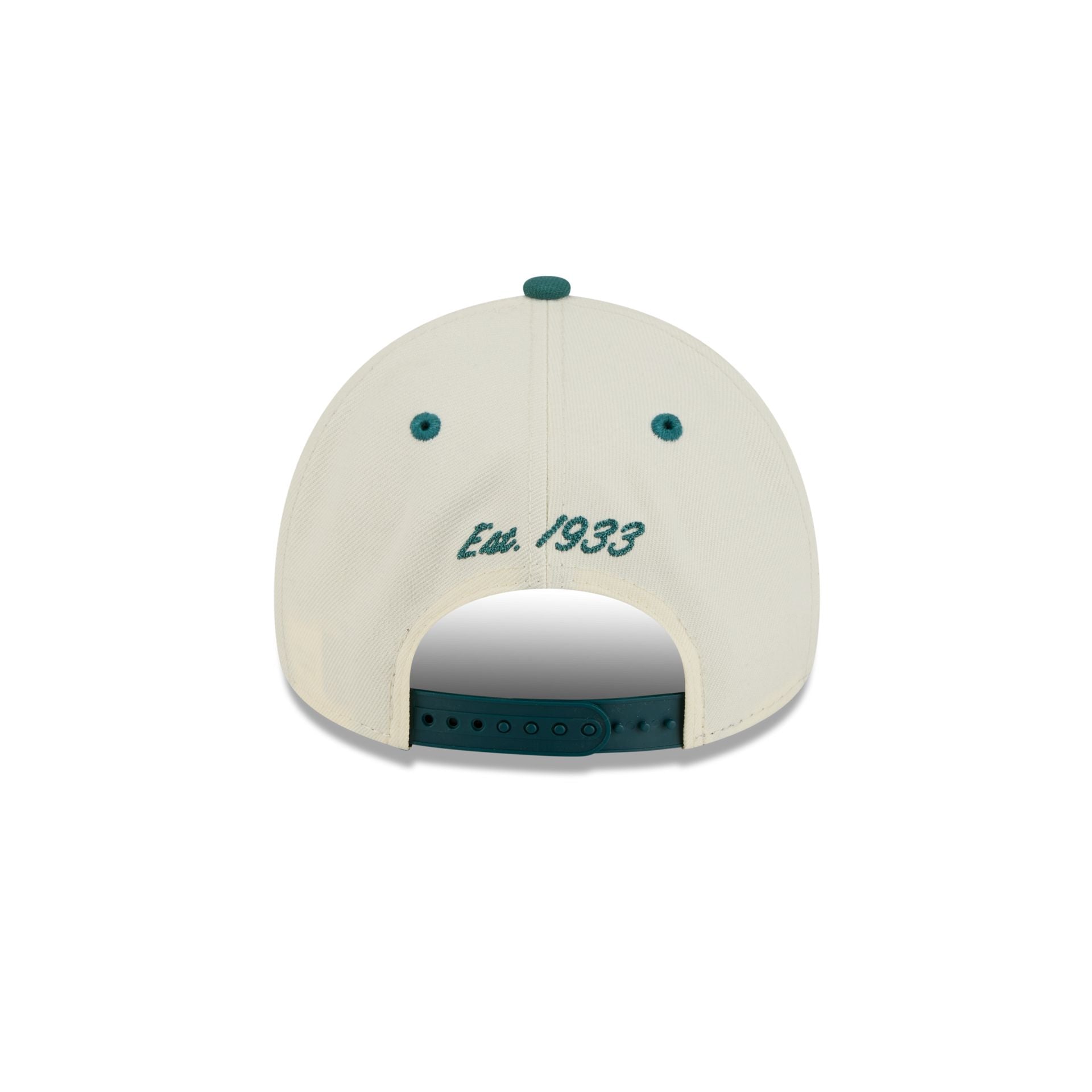 Philadelphia Eagles Chrome White Arched 9FORTY A-Frame Snapback Hat