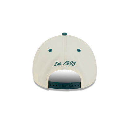 Philadelphia Eagles Chrome White Arched 9FORTY A-Frame Snapback Hat